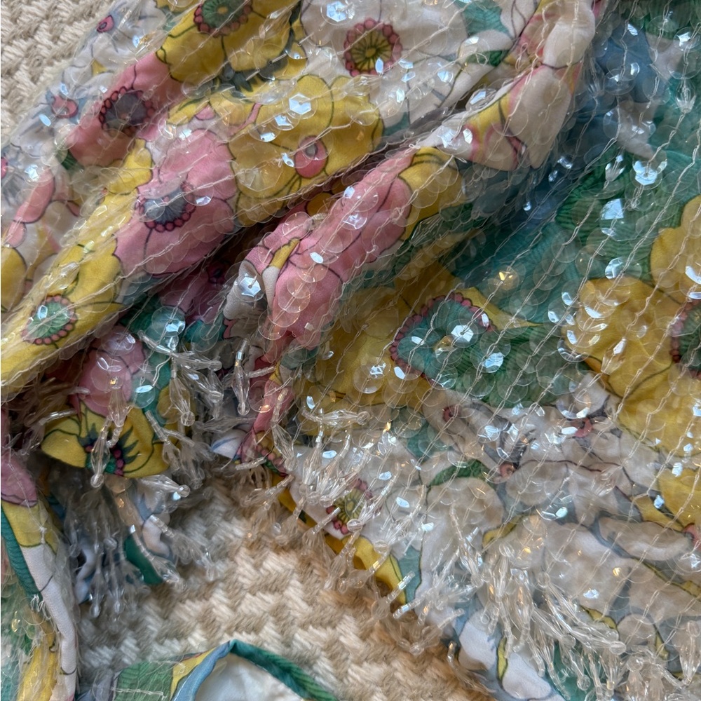 Asos edition collection Floral Sequin Two-Piece Set NWT - Picture 5 of 10